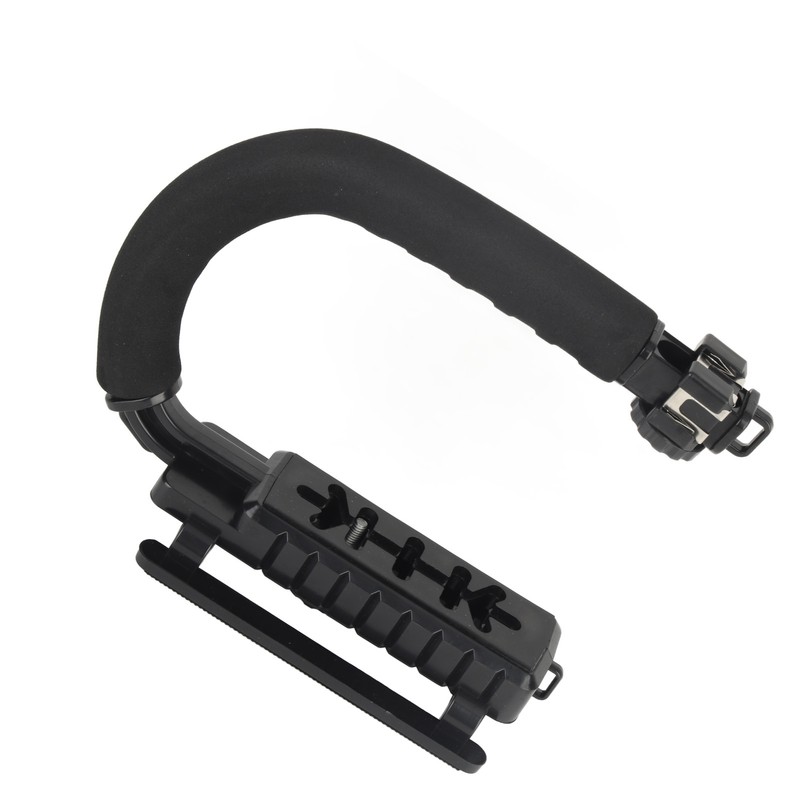 Camera Handheld Stabilizer ABS Sponge Adjustable Angle U Shaped Foldable