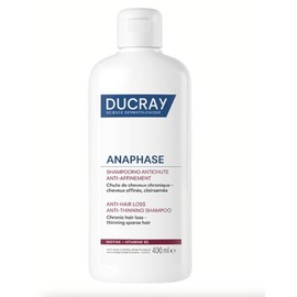 DUCRAY Anaphase Shampoo Anticaída y Antiafinamiento para Caída Crónica, Fortalece y revitaliza el cabello, 400ml                                      