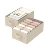 ENUMAIL Collapsible Fabric Storage Boxes,Linen Fabric Cube Organizer Baskets,Storage Bins