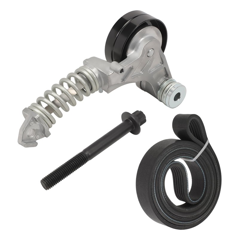 Drive Belt Tensioner Pulley Assembly Compatible with Buick Encore 2013-2018,