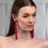 Zavana Long Tassel Earrings for Women, Long Tassel Earrings for