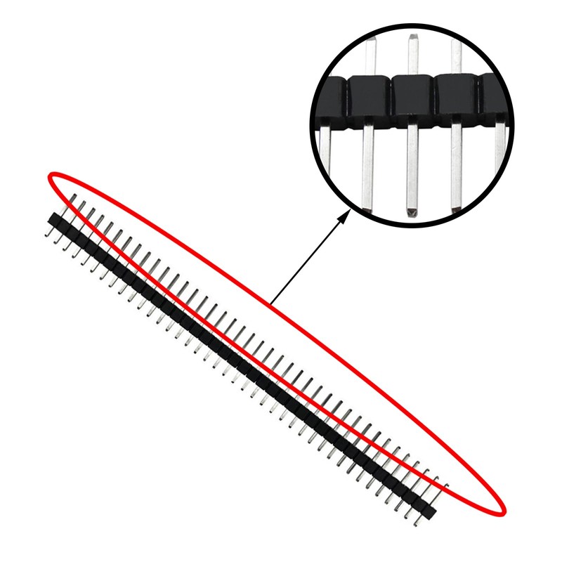 Pack of 50 2.54 mm Breakaway Board 40 Pin Connector