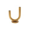 LaLe Living Ajala Vase in Gold U-shaped Asymmetric with Double-Sided