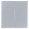 REV 0236450706 Quadro Cover Series Double-Throw Switch, Silver, Serien, Wechsel-Wechsel