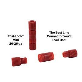 Posi-Lock® Mini 20-26 ga. Pack of 10. The Best Line Connector You’ll Ever Use! (Choose Your Gauge Size and Amount) (Posi-Lock® Mini 20-26 ga, 10)