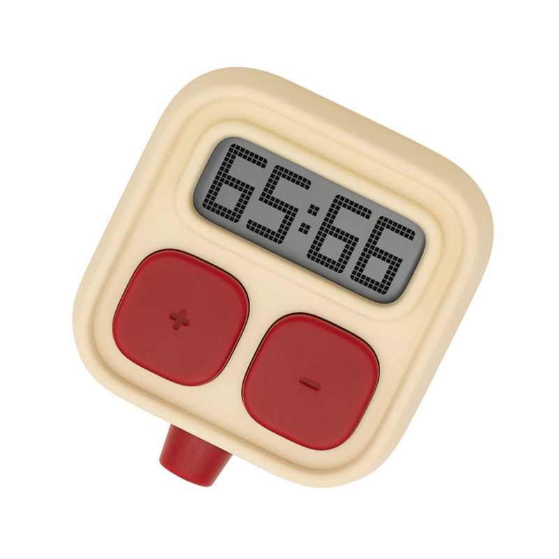 Digital Kitchen Timer LCD Display Robot Shaped Portable Countdown Timer