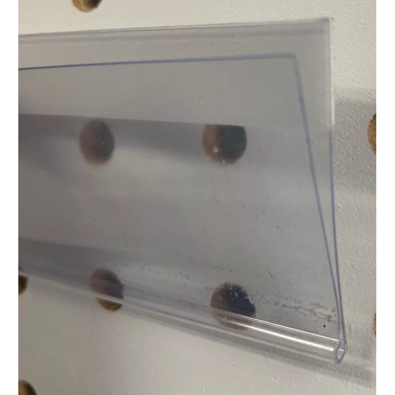 Exhivit Porta Precio Plano, Preciador Góndolas Autoservicios 12pzs