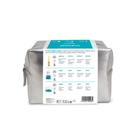 Babaria Collagen Serum Gift Set 100% Vegan with Collagen and Lifting Effect, Silver, Blue