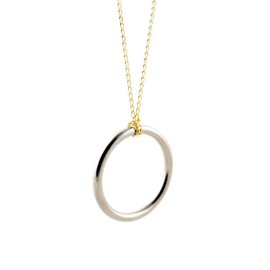 MilesMagic Magician's Ring on Chain Gimmick Impromptu Street Effects Tie Untie Necklace Knots Stage Mentalism Real Close Up Illusion for Easy and Professional Routine Magic Tricks