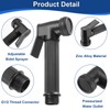 sourcing map Handheld Bidet Sprayer for Toilet, Metal Bathroom Sprayer
