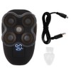 Electric Shaver Waterproof Rechargeable Beard Shaving Trimmer Hair ClipperBlack