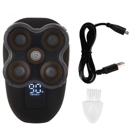 Electric Shaver Waterproof Rechargeable Beard Shaving Trimmer Hair ClipperBlack