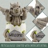 Esterno Baby Dragon Garden Statue (9-Inch); Hatching Dragon Yard Decor