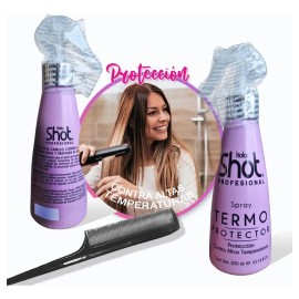 Termo Protector con Keratina Antifrizz para Planchado Express protege del calor de planchas secadoras y aporta brillo                                 