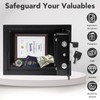Fraiixar Safe Box 0.21 Cubic Feet Steel Security with Digital