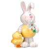 The Bridge Collection 3.5" Resin Happy Easter Bunny Figurines -