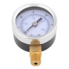 Low Pressure Gauge, 0-30psi 0-2bar Mini Dial Hydraulic Pressure Gauge,