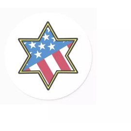 Fashion Jewelry AMERICAN US FLAG STAR PATRIOTIC SYMBOL Pendant 24" 925 Sterling Silver Necklace