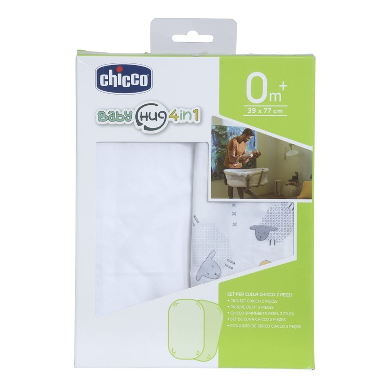 Chicco Baby Hug 4-in-1, 2 pieces, grey, 9.00501E+12