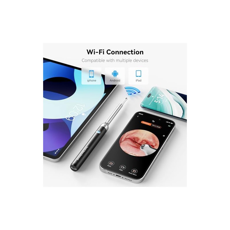 Upgraded Tonsil Stone Remover with Camera, Visual Tonsil Stone Removal