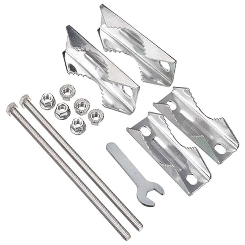 Coehaopike 2pcs Double Antenna Mast Clamp Pipe Retainer Bolt Mast