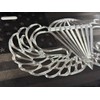 Laser US Flag & Diamond Etched Army Airborne Wings Car