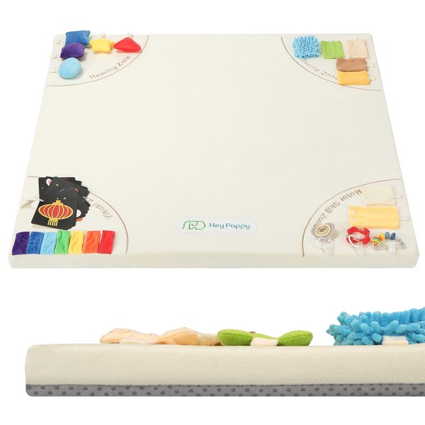 Heypappy Baby Play Mat, Unique Crawling Mats with 4 Sensory