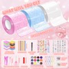 70Pcs Nano Tape Bubble Kit for Kids, DIY Nano Squishy