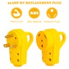 Wadoy 30 Amp RV Plug Set - RV Male and