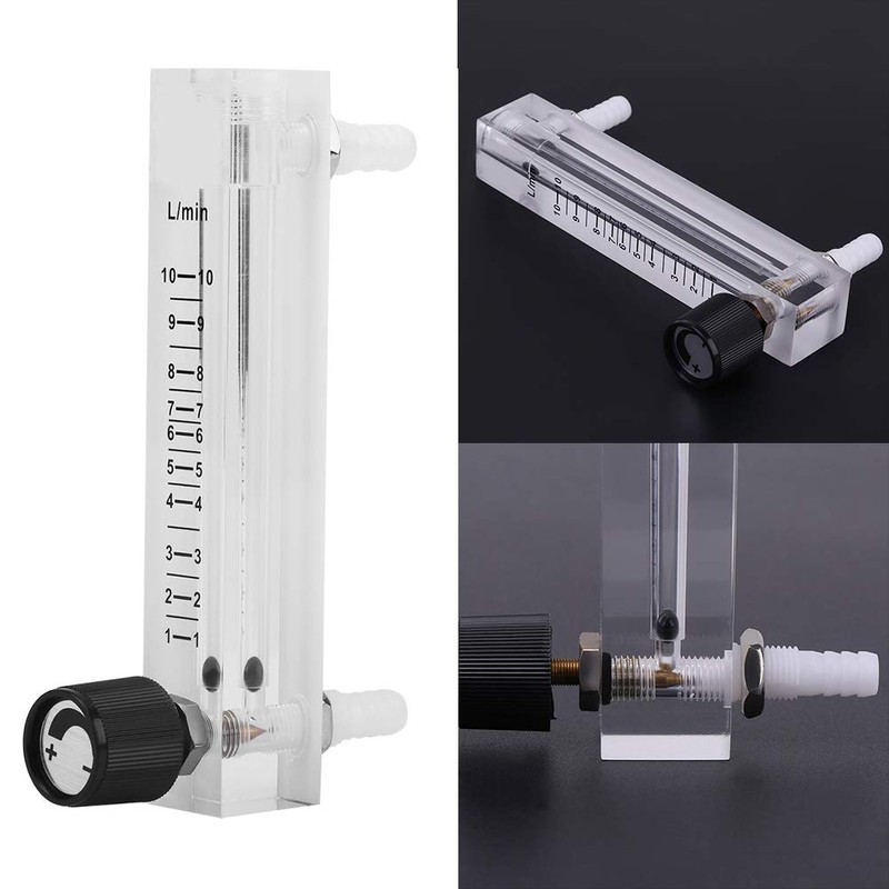 Oxygen Air Flow Meter, LZQ-7 Gas Flow Meter 1-10LPM Flow