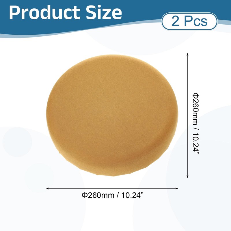 sourcing map 2 Pack Stool Covers Round, 11-15 Inch Bar