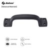 JIAHOO Rustic Barn Door Handles, Black Cast Iron Gate Handle,