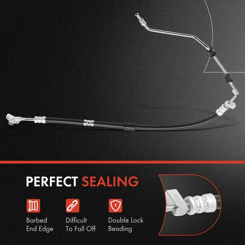 A-Premium Power Steering Pressure Hose Line Assembly Compatible with Honda