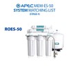 APEC Water Systems MEM-ES-50 50 GPD Membrane Replacement Filter For