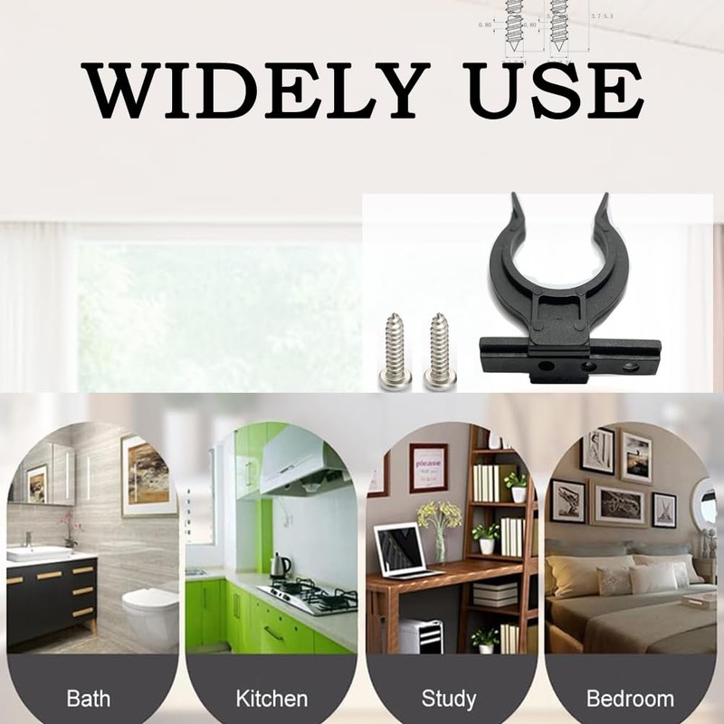 Kitchen Plinth Mounting Clips, Pack of 12 Kitchen Pedestal Panel