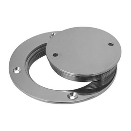 Sea-Dog 335654-1 Deck Plate - Stainless, 4-3/16"
