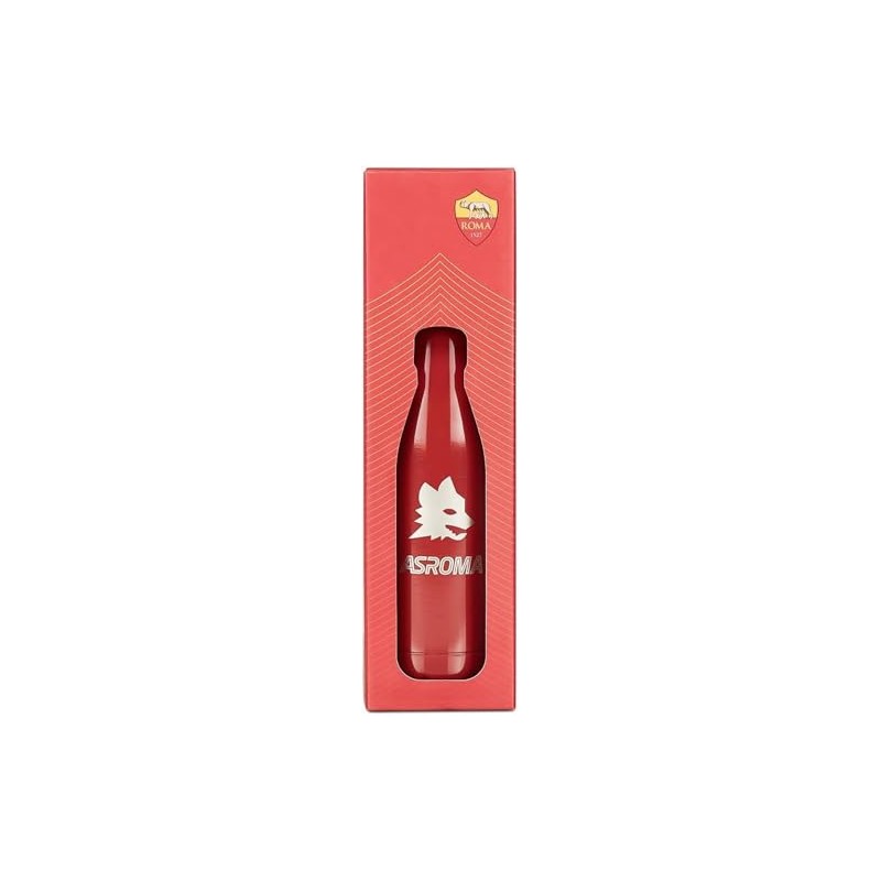 AS Roma Seven School Bottle, Red, Temperature Resistance: Hot 12h/Cold