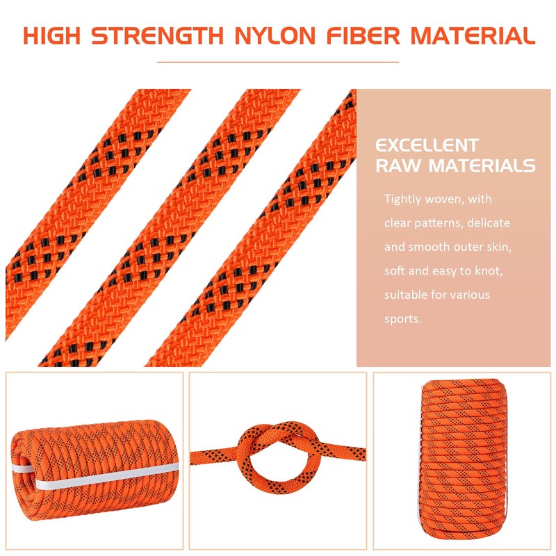 ANMINY 150FT Arborist Bull Rope 5/8 Inch 8200 Lb Breaking