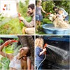 KEDSUM Portable Camping Shower, Camping Shower Pump with Dual Detachable