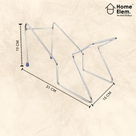 Home Elem's High Grade Stainless Steel Drainer/Colander Stand | For Rice, Noodles, Pasta, Beans and Vegetables | Hands Free Water Drainer