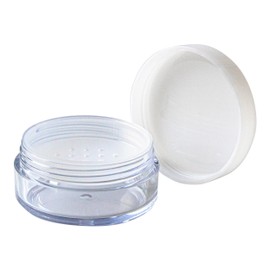 Natural Cosmetics Laboratory Powder Container with Inner Plug Powder Case Only Portable Face Powder Case Loose Powder Case 27ml Set of 3