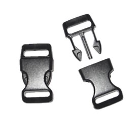 Hebillas de liberación lateral curvadas de 1,27 cm para pulseras de paracaídas (envío desde Estados Unidos) 5-250 unidades (25)