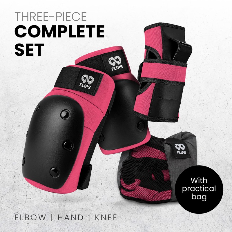99FLIPS Skate pads adult - Knee and Elbow Pads incl.