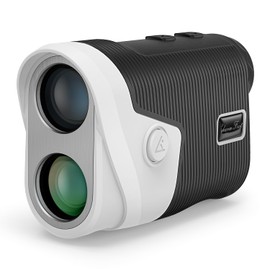 Charm Foot Golf Laser Distance Meter, Ultra Lightweight, 1,200yd Compatible, Distance Meter, High Transmission Lens, 6 Magnification Optical Telephoto, Height Difference Measurement On/Off, Slope