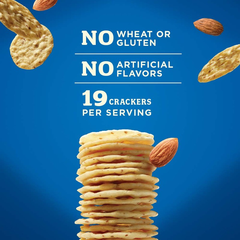 Blue Diamond Almonds Nut Thins Gluten Free Cracker Crisps, Original,