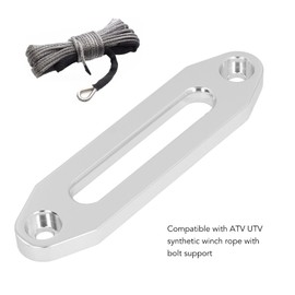 Solid Aluminium FairLead Schützt Synthetische Winterseile, die mit ATV -UTV -Anwendungen Kompatibel Sind
