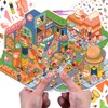 1 Sets DIY 3D Fun Large Size House Sticker Scenes