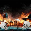 YumSur 10 Pieces Resin Skull Small Realistic Human Skull Replica