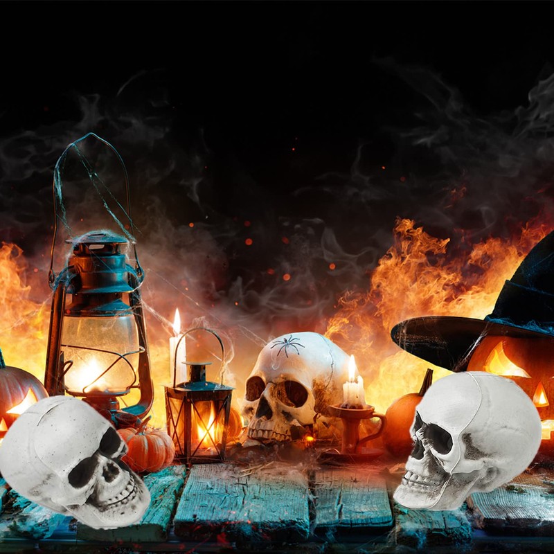 YumSur 10 Pieces Resin Skull Small Realistic Human Skull Replica