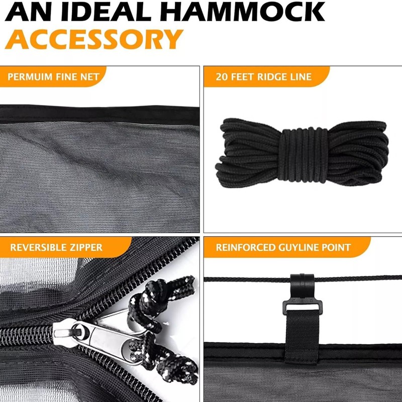 KANCOKIT Mosquito Net for Camping Hammock, Lightweight & Portable Hammock